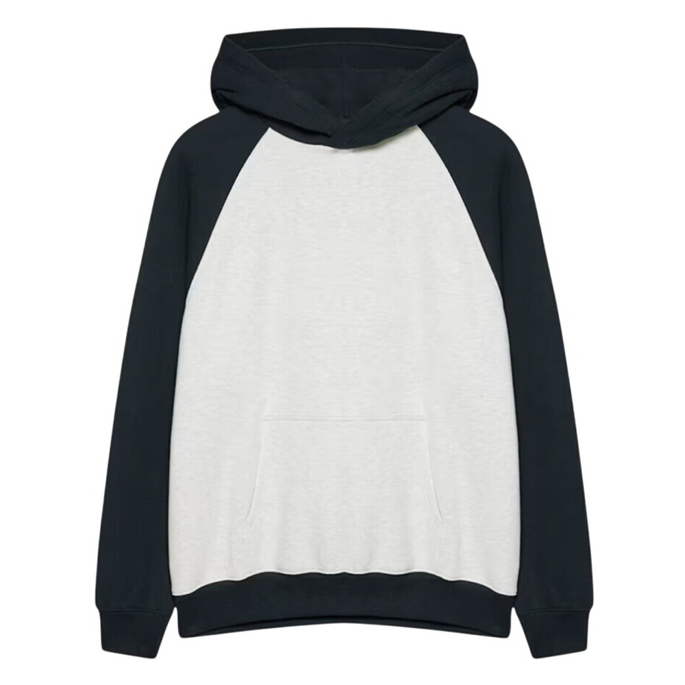 Aritzia Tna Cozy Sweatfleece Mega Raglan Hoodie White Admiral Blue Small 130526